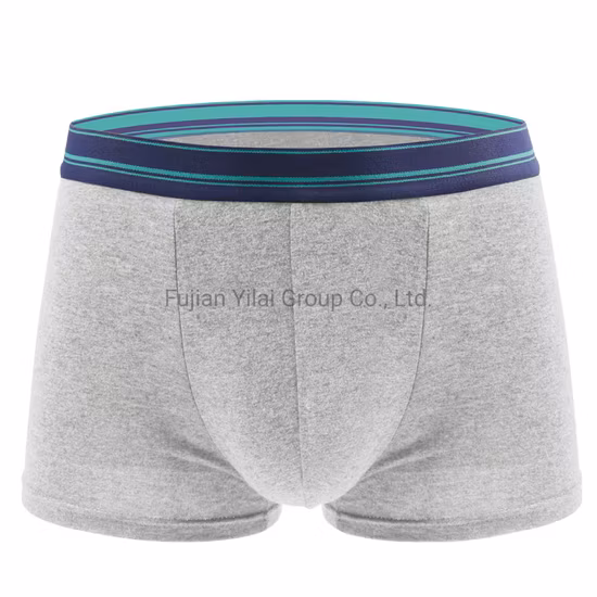 Maßgeschneiderte, hochwertige, atmungsaktive Polyester-Unterwäsche, Sport-Herrenunterwäsche, elastische, individuelle Logo-Bund-Herren-Boxershorts